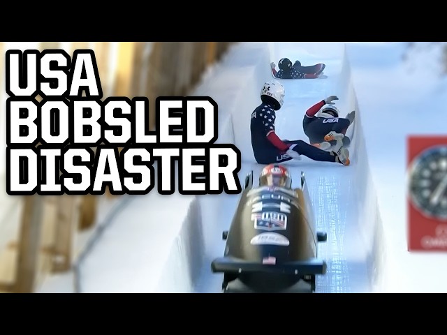 Bobsledder goes down solo after all his teammates miss the ride | Things You Missed
