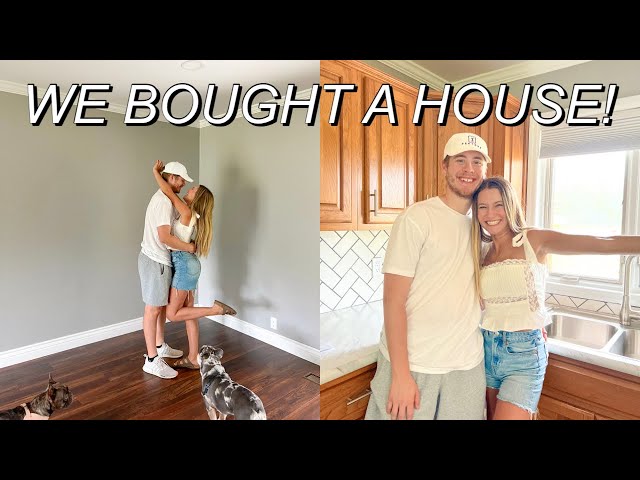 WE BOUGHT A HOUSE! | the process of buying our first home at 22! family reactions + closing day vlog