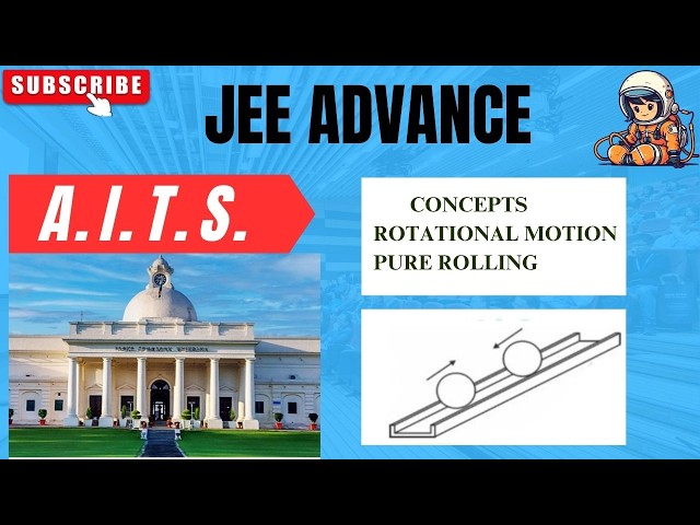 Collision + Pure Rolling + Angular Momentum 🤯 | AITS + 200 Physics Problems