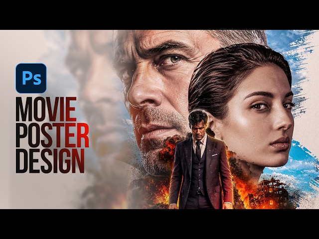 Designing a Cinematic Movie Poster Using AI Images in Photoshop