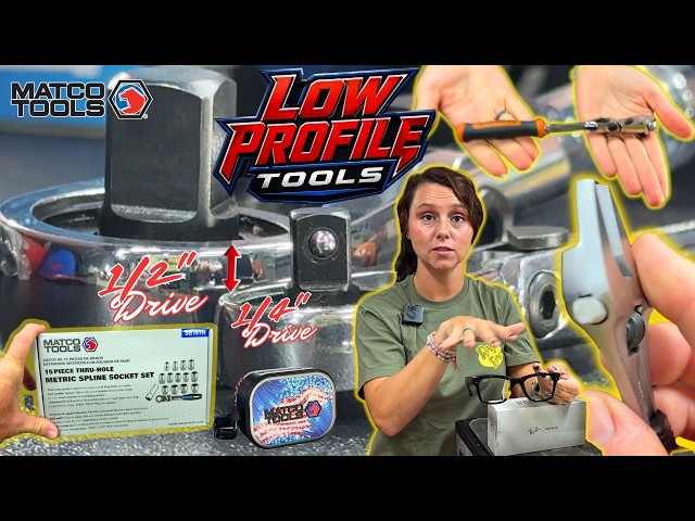 Lo delgado está de moda con el nuevo trinquete de 1/2" de Matco Tools, herramientas de bajo perfi...