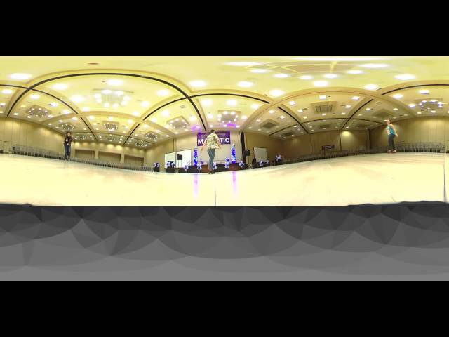 All Bass, No Treble line dance (360-degree walkthrough + demo) at VDE 2015