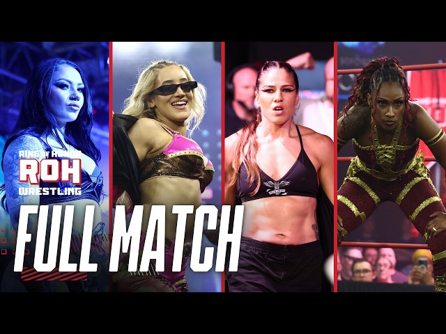 FULL MATCH Red Velvet v Skye Blue v Zayda Steel v Marina Shafir ROH Women's TV Title #ROHDBD 8/21/26