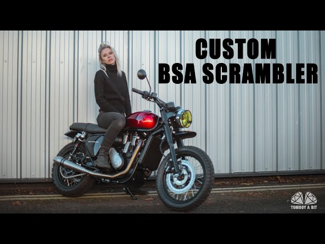 Custom BSA Gold Star Scrambler