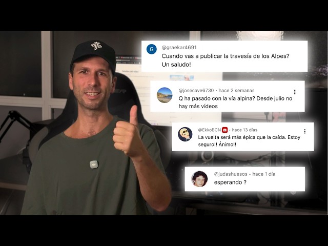 Por esto se dejó de subir videos de la Vía Alpina