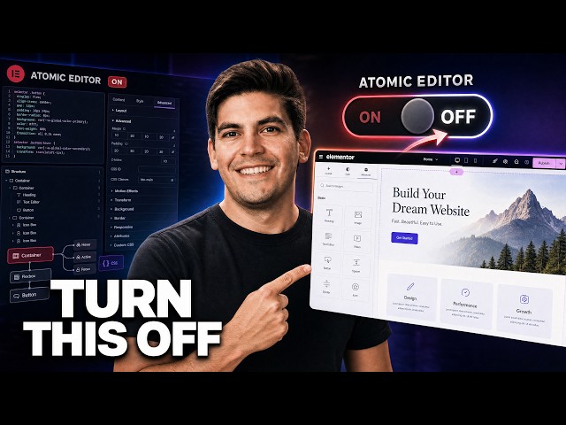 🛠️ Elementor Atomic Editor Explained: Why You Should Turn It OFF