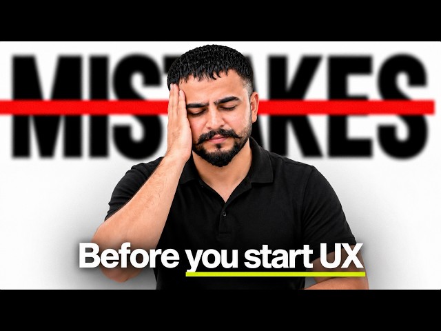 I almost QUIT UI/UX DESIGN because of these JUNIOR MISTAKES🤔