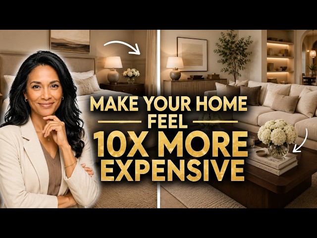 How to MAKE Your Home Look EXPENSIVE for LESS | 10 LUXURY DECORATING TIPS