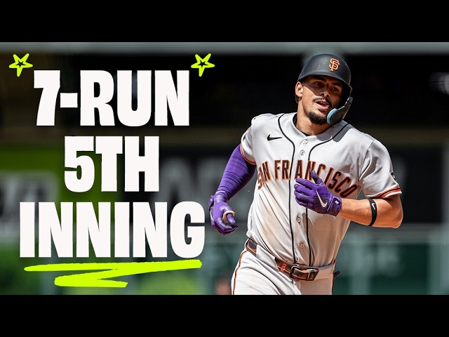 Willy Adames CRUSHES Grand Slam to Cap Off 7-Run Inning vs Rockies | San Francisco Giants Highlights