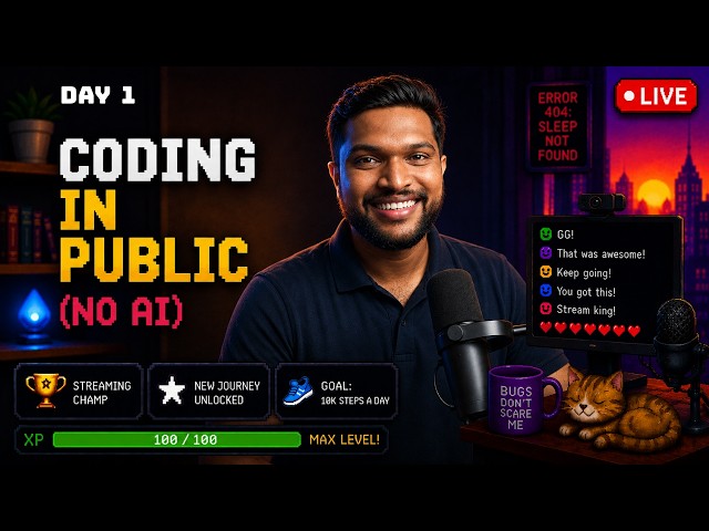 Day 1 Live Coding in Public - Building a Tier List Maker (no AI)