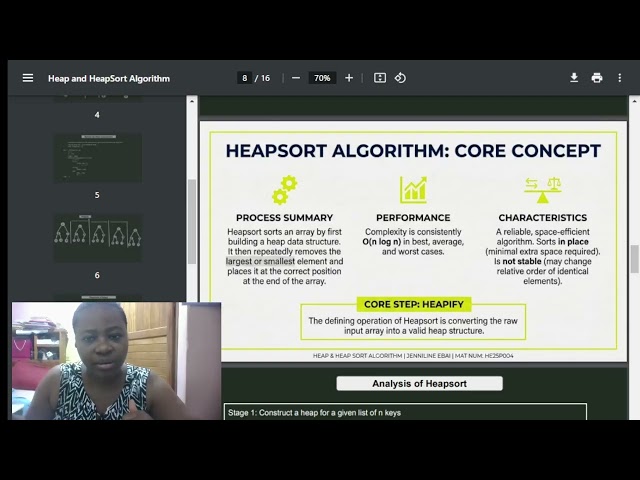 Heap and HeapSort Algorithm