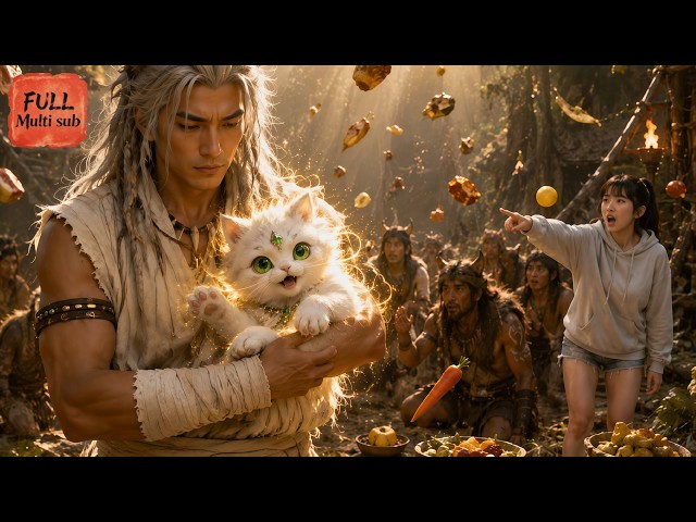 A poor tribe got a divine beast baby: smiles bring food, tears rain! But a time-traveler hates her!