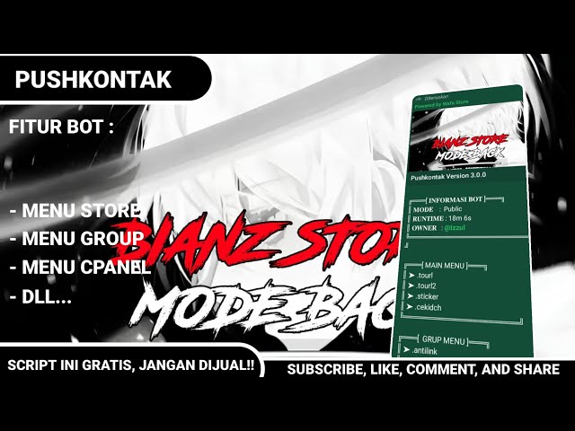 REVIEW & SHARE SCRIPT PUSH KONTAK VIA WA 2026