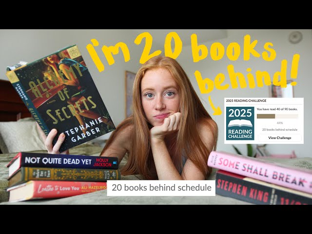 Trying to catch up on my goodreads reading goal... I'm 20 books behind schedule 😅