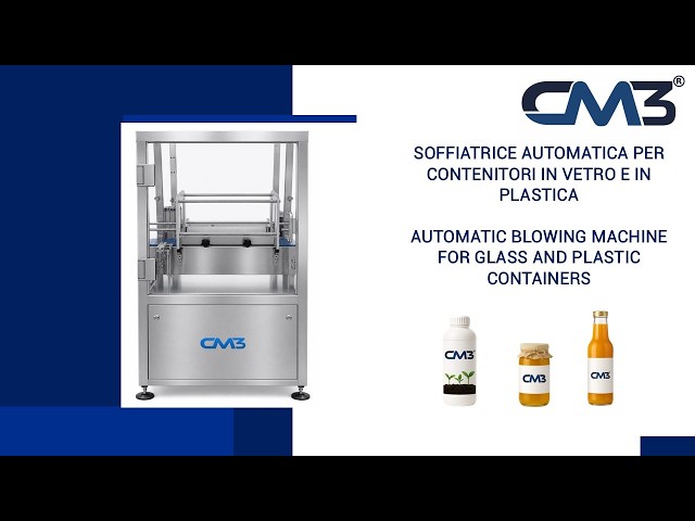 Soffiatrice automatica per contenitori in vetro e in plastica