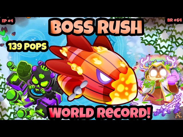 How I DESTROYED The Worst Boss (World Record) (BTD6) (Boss Rush)