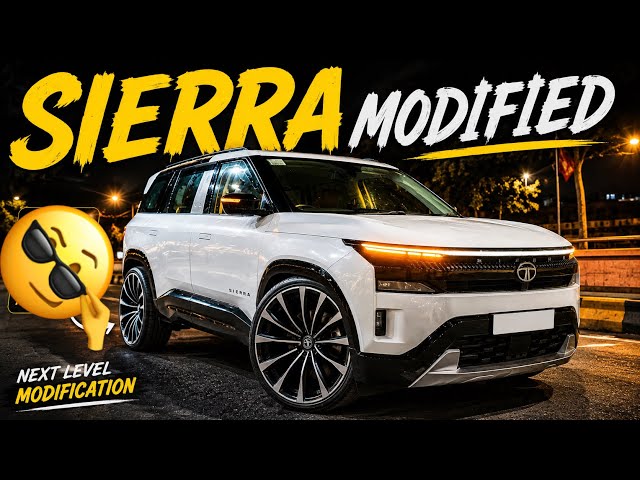 TATA SIERRA BASE TO TOP MODIFICATION ✅ 2026 TATA SIERRA MODIFICATION ✅ TATA SIERRA SMART BASE MOD...