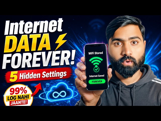 Mobile Data Jaldi Khatam Ho Jata Hai To Kya Kare — 5 Hidden Settings 2026! 😱"