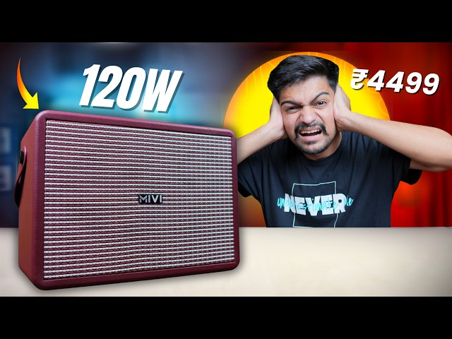 120W Bluetooth Speaker for ₹4000 | Mivi SuperBox Classic Unboxing 🤯