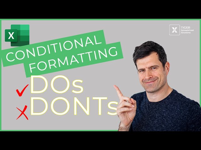 Excel Conditional Formatting Tutorial (FROM BEGINNER TO PRO!)