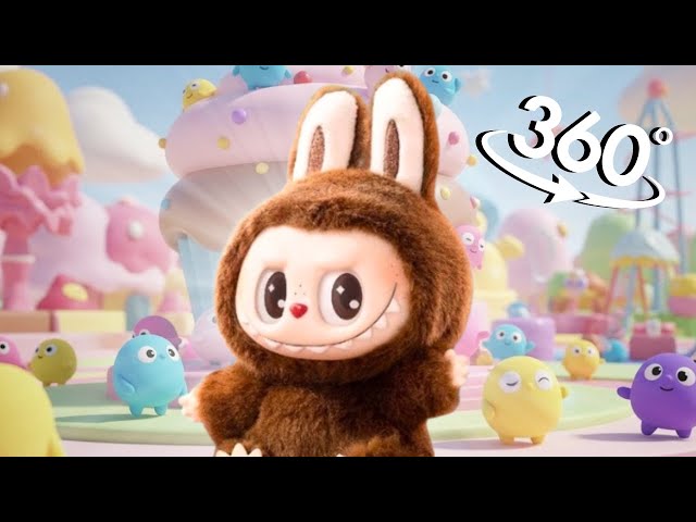 Can you find LABUBU in 360° VR | 4K (LABUBU Meme)