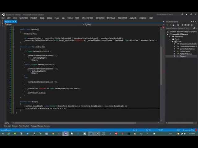 Creating 2D Games in Unity 4.5 #8 - Character Controller #4 - Our Character Controller Controller