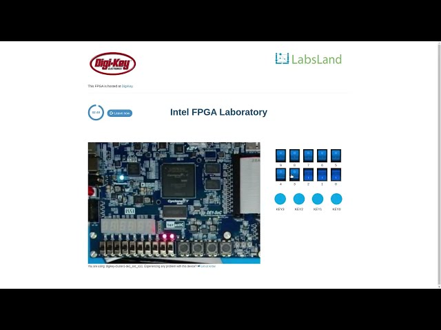 LabsLand FPGA Remote Laboratory