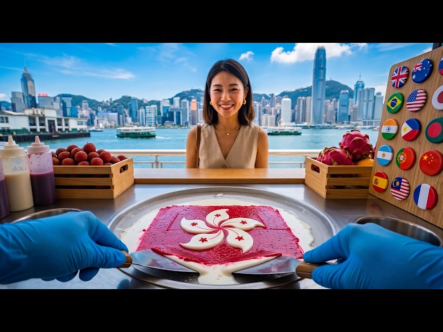 Making Rolled Ice Cream for Every Country 🌍🍦 | AI Food ASMR