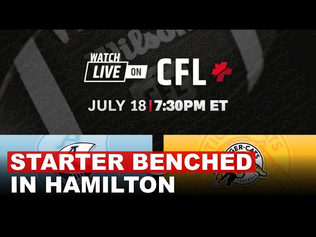 Tiger-Cats Shake Up Roster As Veteran Quarterback Gets Start Against Argos