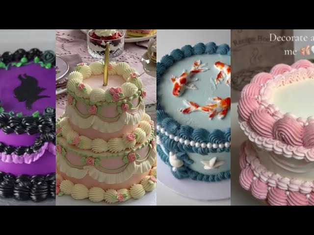 aesthetic cake decorating | tiktok compilation | 🍰