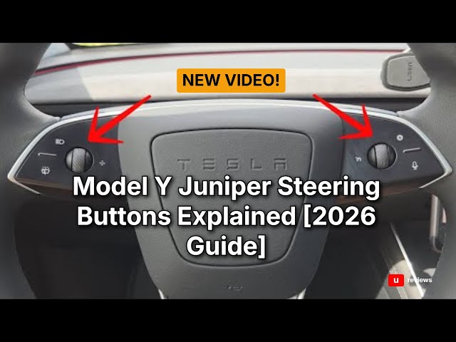 Model Y Juniper Steering Buttons Explained [2026 Guide]