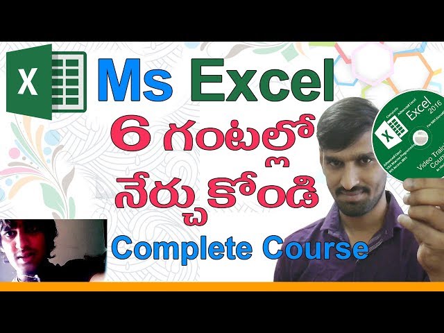 Ms Office in Telugu | Excel Complete course within 6 Hours?
