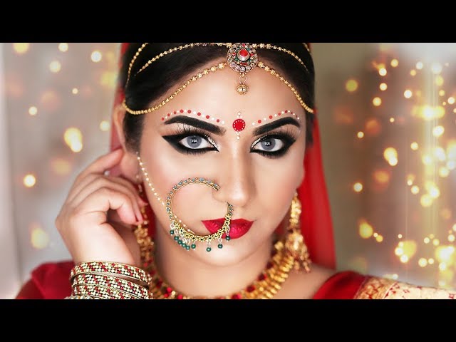 Glamorous Bengali Bridal Makeup | Indian Bridal Makeup Tutorial