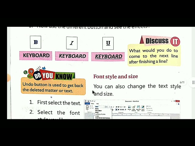 Computer, Class-2, Chapter-6, Typing in WordPad, Book- Computer Concept By Ms. Jyoti