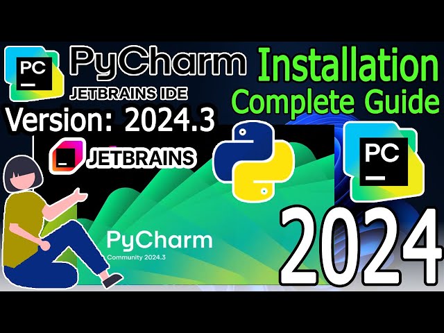 How to Install PyCharm IDE 2024.3 on Windows 10/11 [ 2024 Update ] | PyCharm for Python Developers