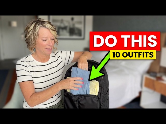 10 Outfits in One Bag: My Capsule Wardrobe Strategy #packingtips