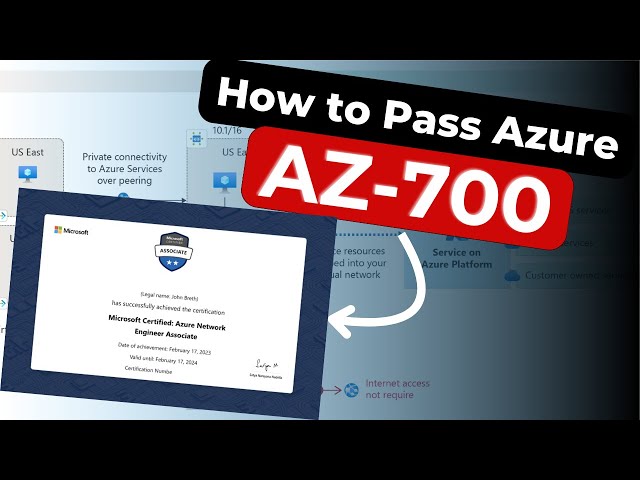 How to pass AZ 700 Azure Networking Certification?