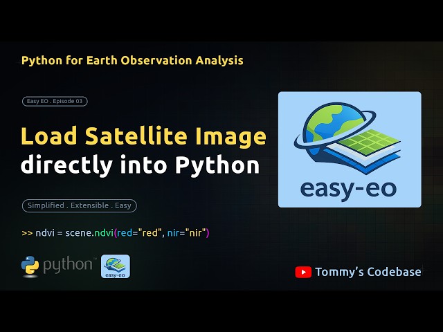 Load Satellite Data in Python with STAC (Sentinel-2, No Download!)