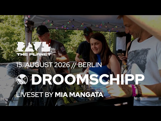 Mia Mangata live at Rave The Planet 2026 on the Droomschipp Float in Berlin