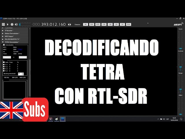 📡 Decoding - TETRA with RTL-SDR 📡