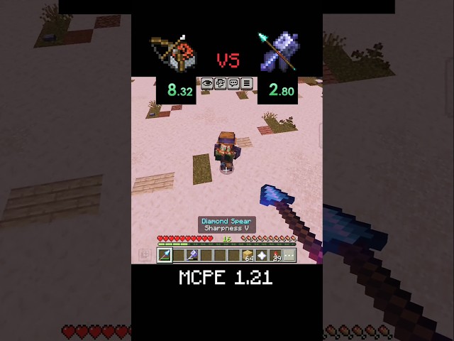 Cart PvP VS Elytra Spear-Mace MCPE