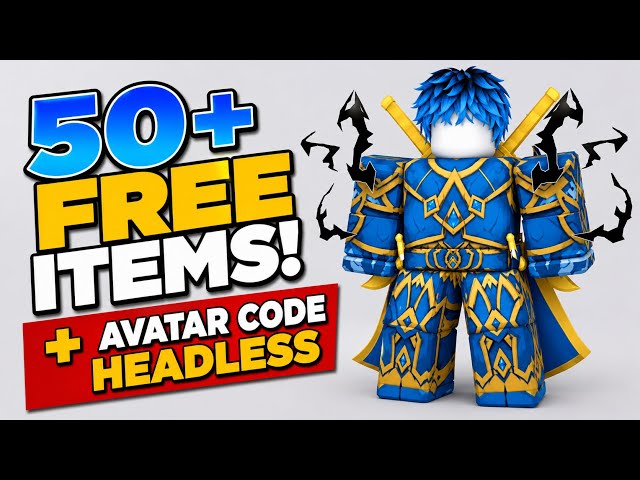 HURRY! GET 50+ FREE ITEMS IN ROBLOX! 🤫 (NEW FREE AVATAR CODES + HEADLESS) 2026! 