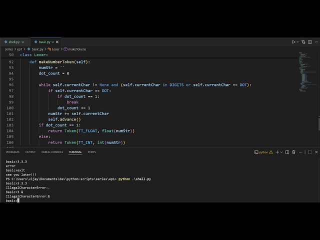 Make your own programming Language - Tokens