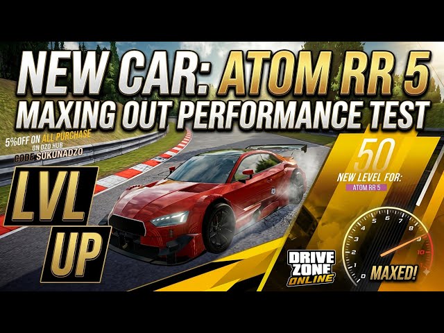 NEW ATOM RR 5🔥 | DriveZoneOnline Atom RR 5 Maxing Out Performance Test @DriveZoneOnline 