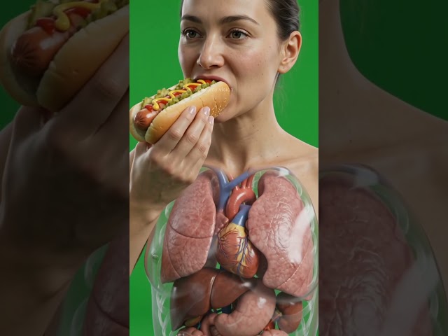 🌮🌭 What Happens Inside Your Body After Eating a Taco & Hot Dog? 🤯