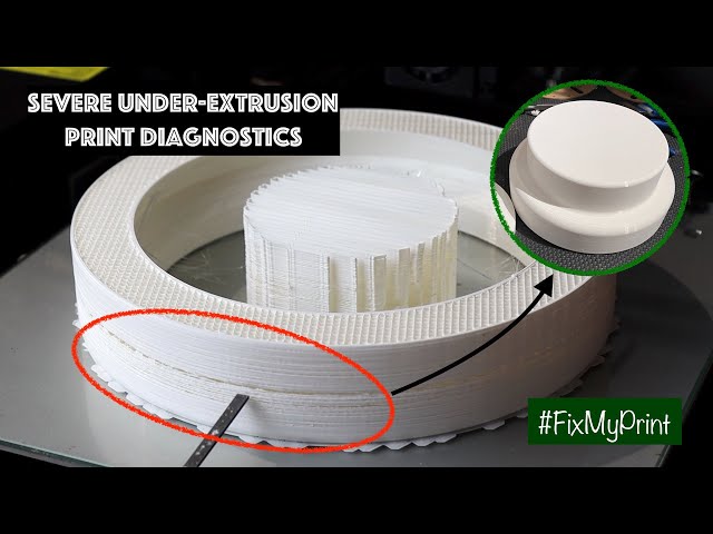 How to Diagnose & Fix Serious Under Extrusion #FixMyPrint
