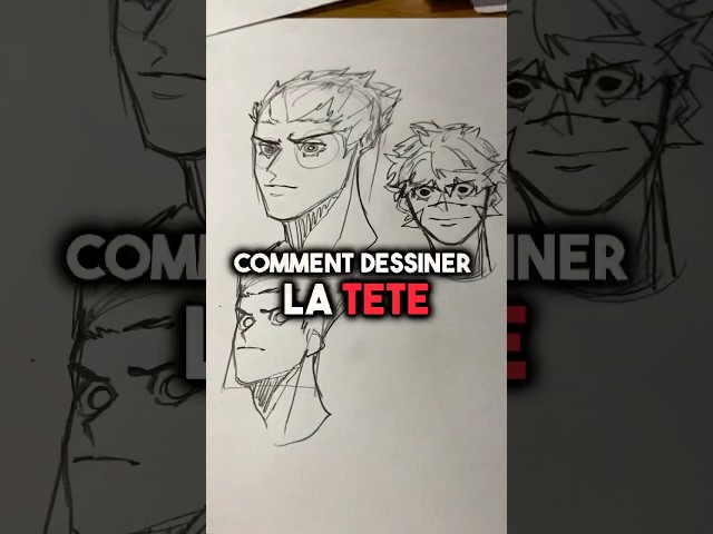 How to draw a head???!! #perspective #art #artist #drawing #manga #mangaart #sketch #draw
