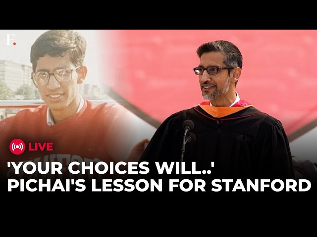 'Keep Going Forward,' Google CEO Sundar Pichai Gives Inspiring Standford Speech Amid Student Boycott
