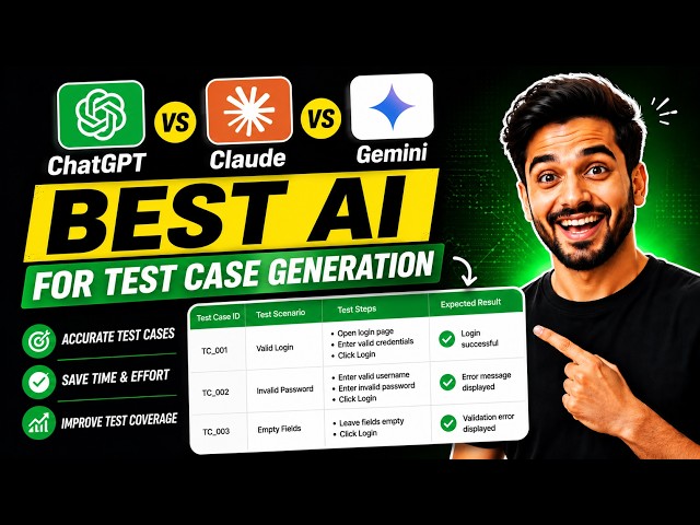 ChatGPT vs Claude AI vs Gemini — Best AI for Test Case Generation