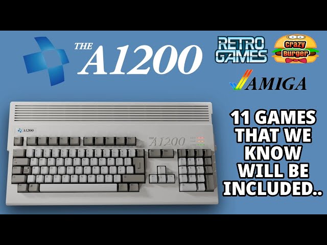 A1200 Amiga From Retro Games - The 11 Games That We Know Will Be Included..